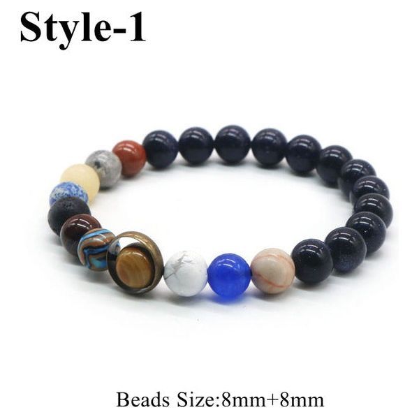 Universe Galaxy Galaxy Eight Planets Bracelet - Jointcorp