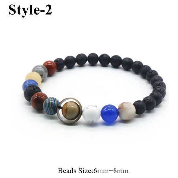 Universe Galaxy Galaxy Eight Planets Bracelet - Jointcorp