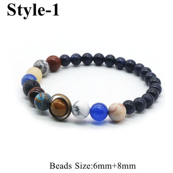 Universe Galaxy Galaxy Eight Planets Bracelet - Jointcorp