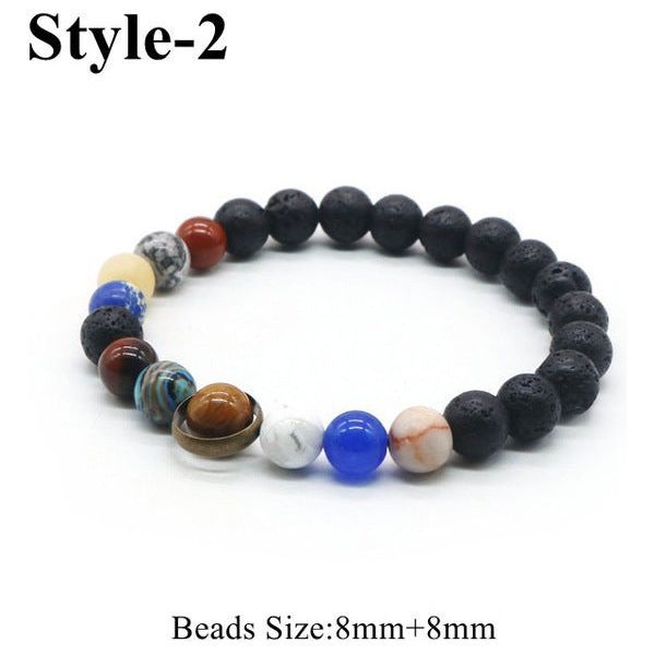 Universe Galaxy Galaxy Eight Planets Bracelet - Jointcorp