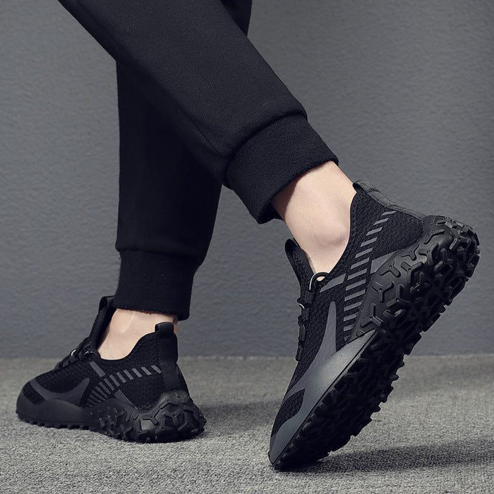 Casual Flying Knit Sneakers Men's Korean Style All-match