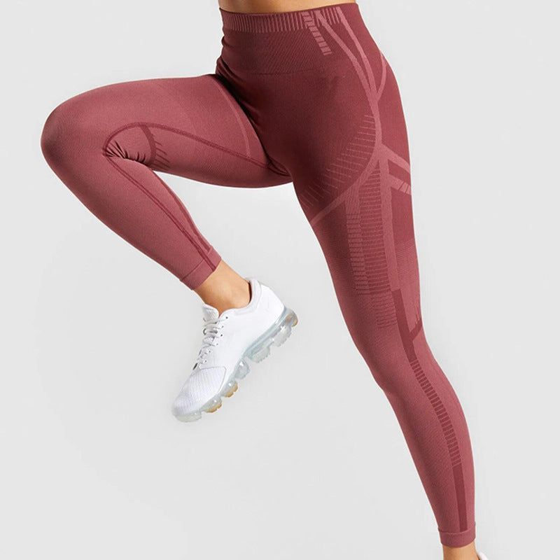 High waist stretch cropped leggings yoga pants - Jointcorp