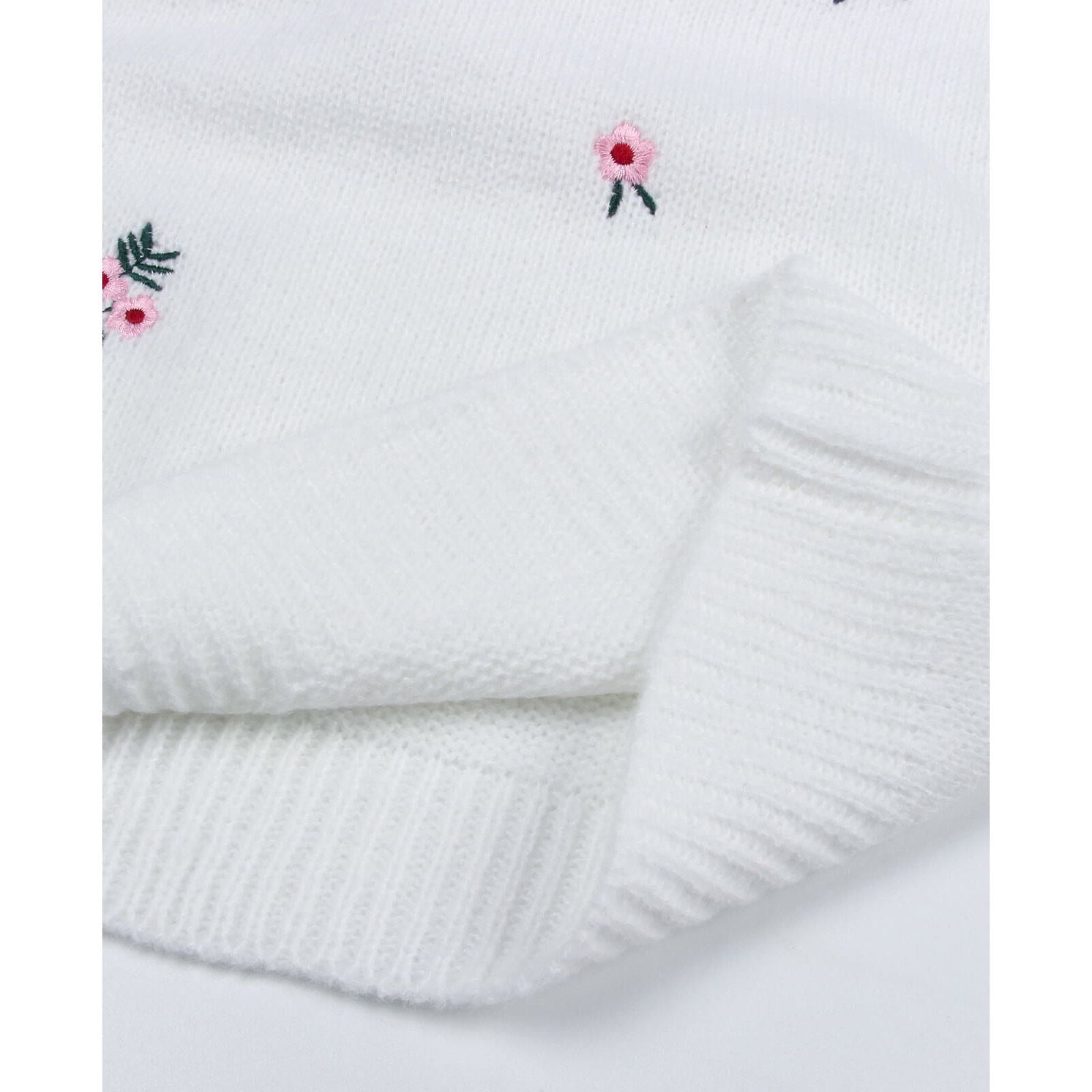 V-neck Pullover Beautifully Embroidered European And American Sweater Woman