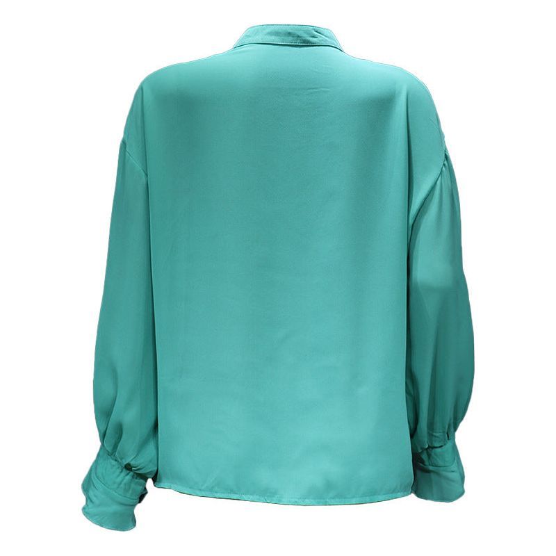 Women's Autumn Solid Color Elegant Versatile Casual Long Sleeve Chiffon Shirt - Jointcorp