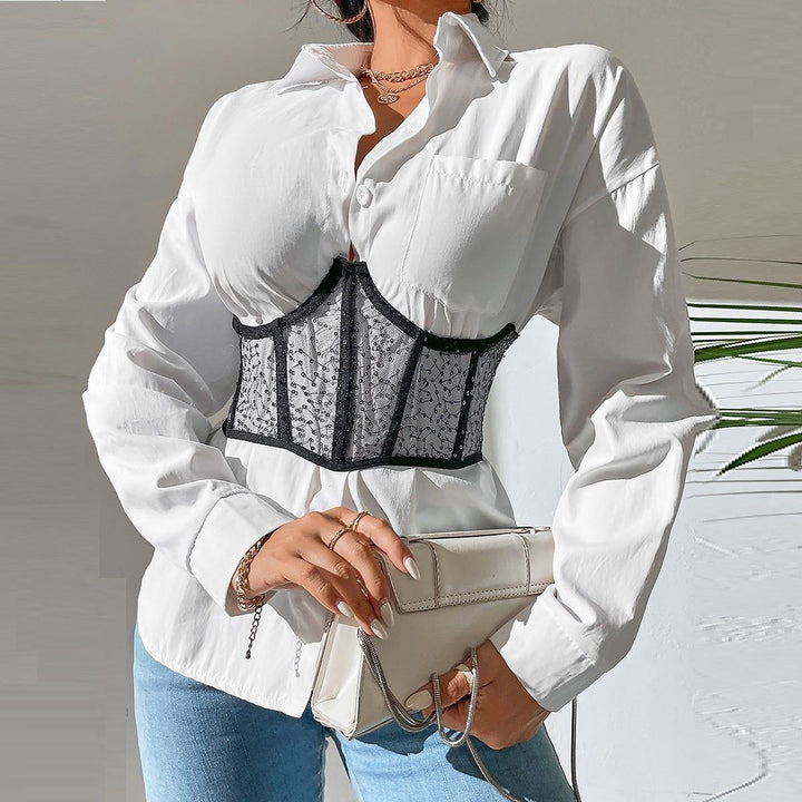 Fashionable Outerwear Street Vest Sequin Waist Seal Women - Jointcorp