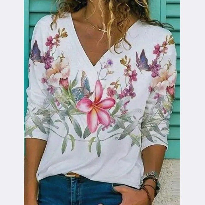 Street Popular Autumn And Winter New Women's Tops Printed Long Sleeve - Jointcorp