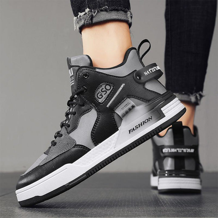 Men's Canvas High-top Sports Casual Shoes - Jointcorp