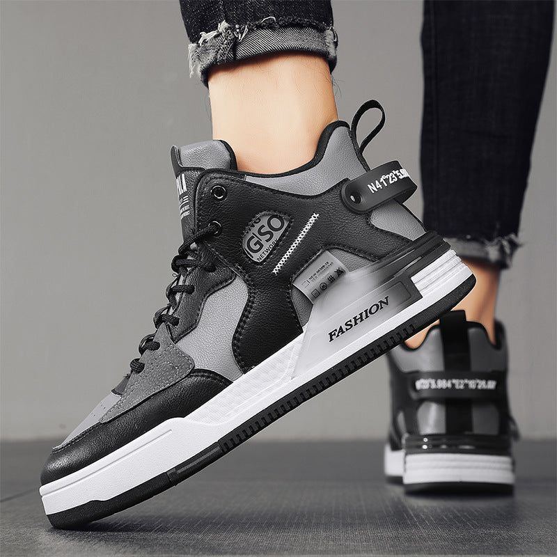 Men's Canvas High-top Sports Casual Shoes - Jointcorp