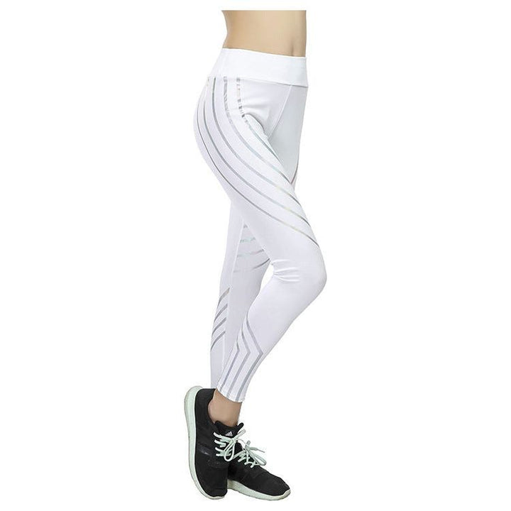 European beauty fitness yoga pants laser printing slim slimming sports leggings - Jointcorp