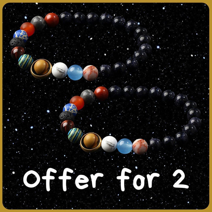 Universe Galaxy Galaxy Eight Planets Bracelet - Jointcorp