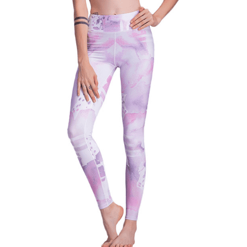 Hot ink printing sports leggings fashion tight yoga pants stretch fitness - Jointcorp