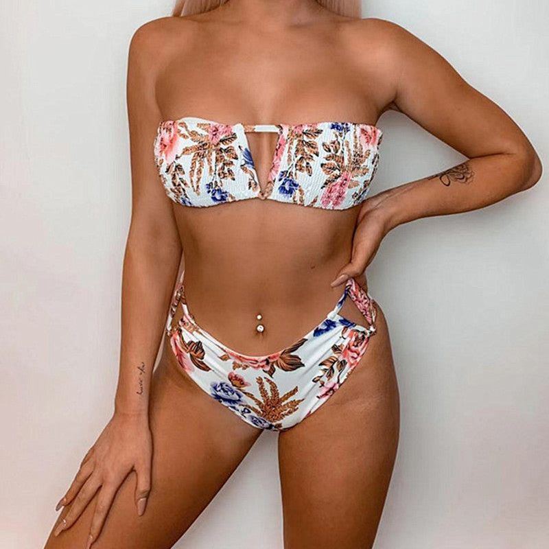 Stretchy Top Bikini Set