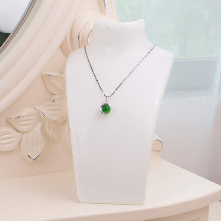 Necklace Jewelry Display Bust Stand Home Shop Display Show Chain Organizer Rack - Jointcorp