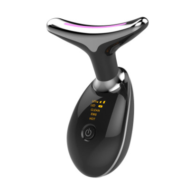 EMS Thermal Neck Lifting And Tighten Massager Electric Microcurrent Wrinkle Remover LED Photon Face Beauty Device For Woman