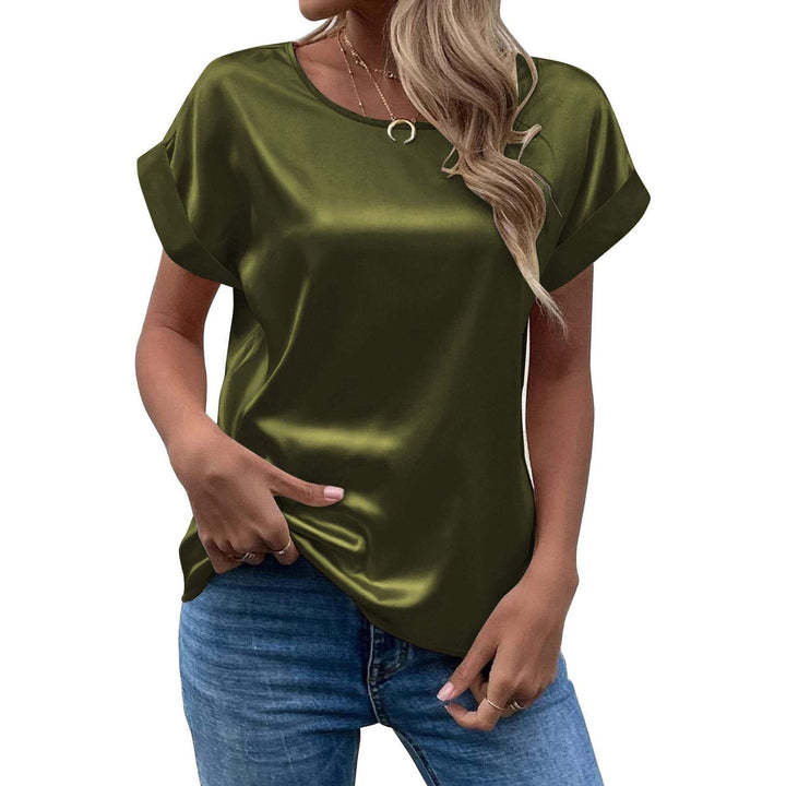 Solid Color Fashion Personalized Women's T-shirt - Jointcorp