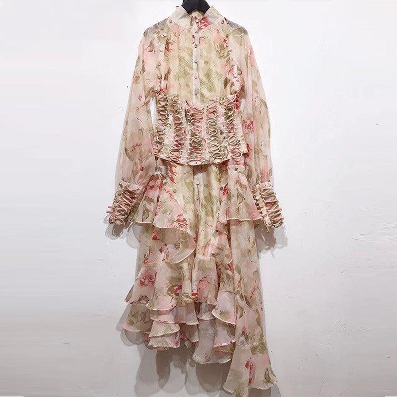 Women Flower Printed Party Dresses - Jointcorp