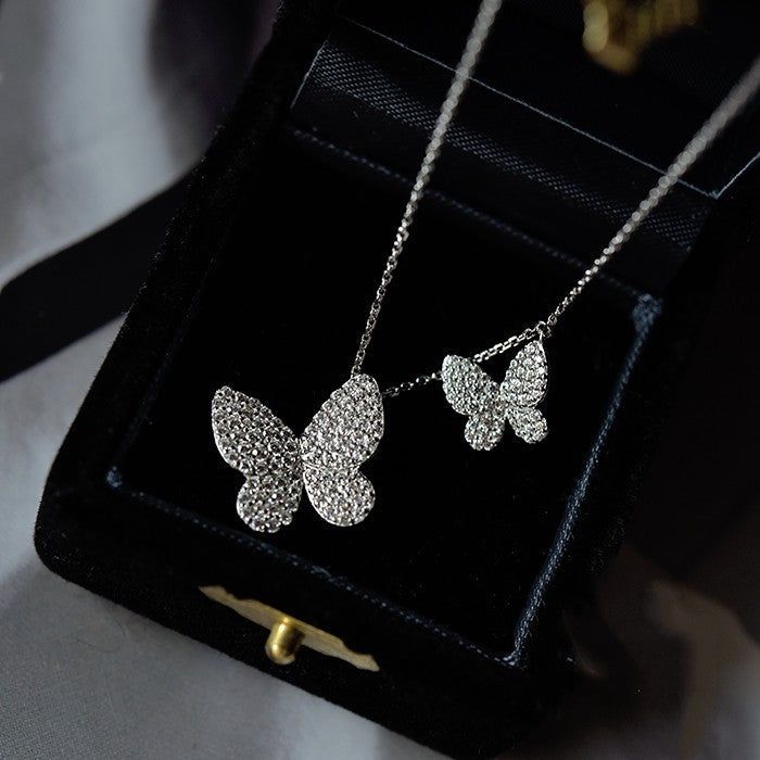 Hand-set Zircon Retro Style Clavicle Chain - Jointcorp