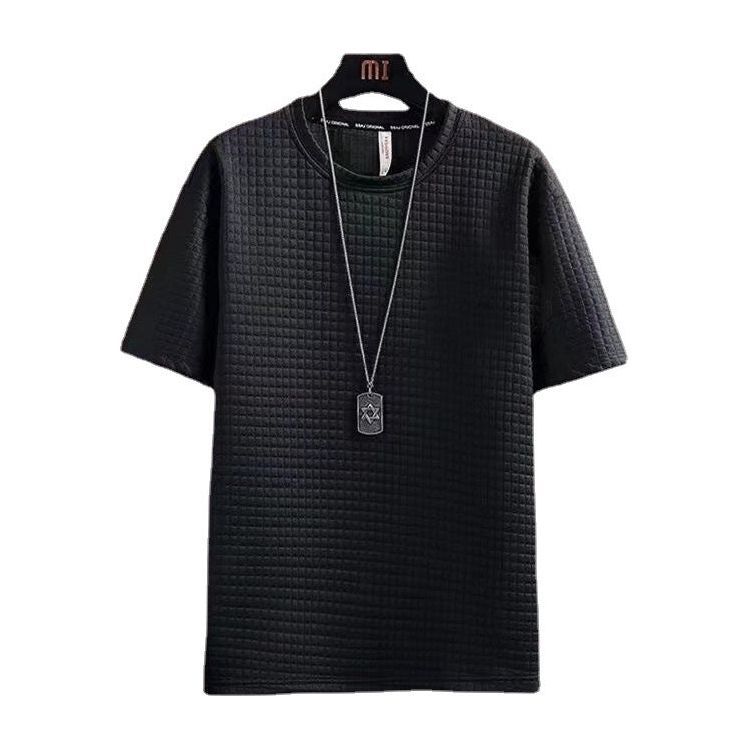Summer Half Sleeves T-shirt Shorts New Two-piece Suit Casual Simple Men's Clothing - Jointcorp