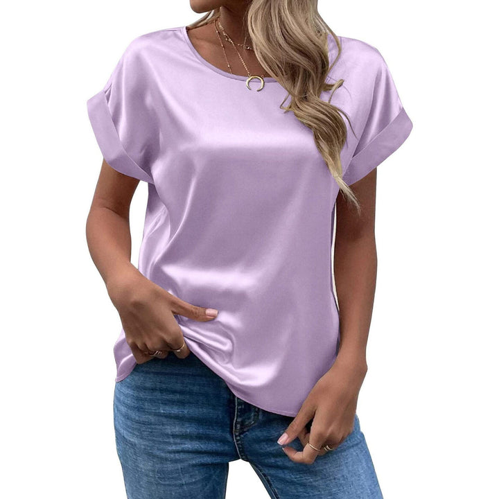 Solid Color Fashion Personalized Women's T-shirt - Jointcorp