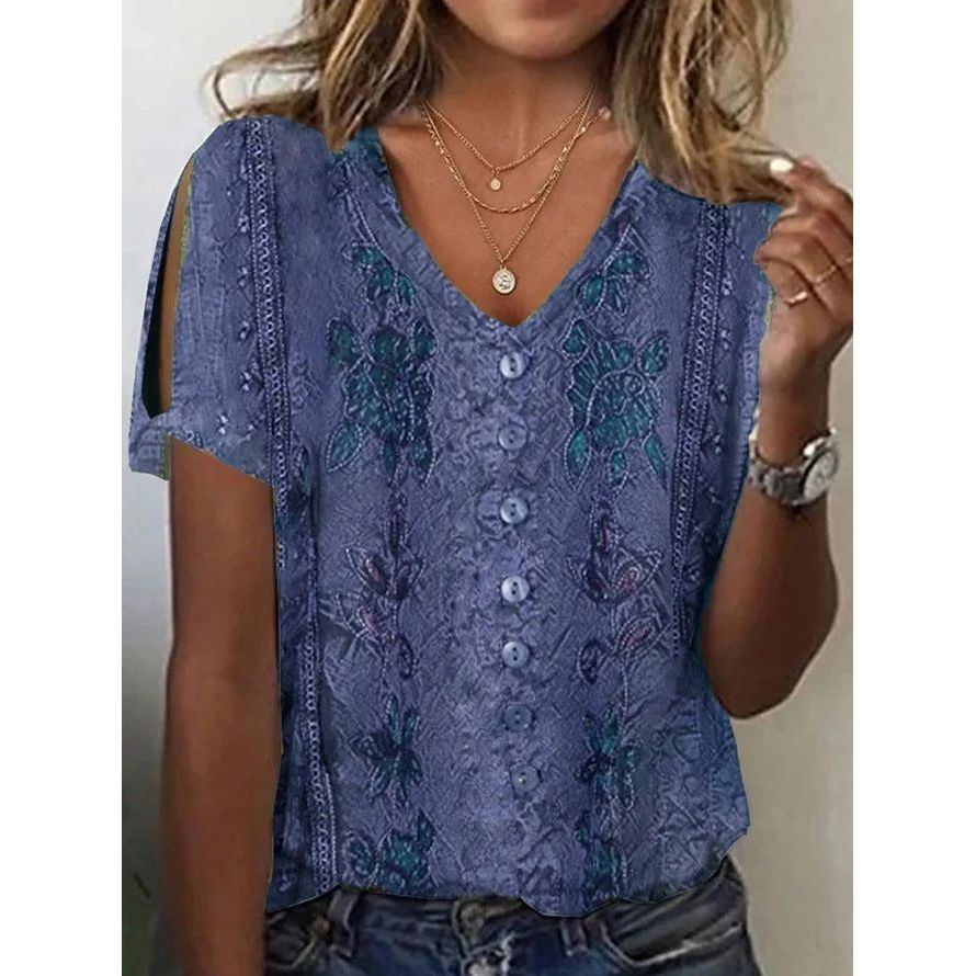 Casual Women's Short-sleeved T-shirt