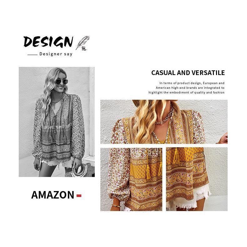 Bohemian Temperament Shirt Spring And Autumn New