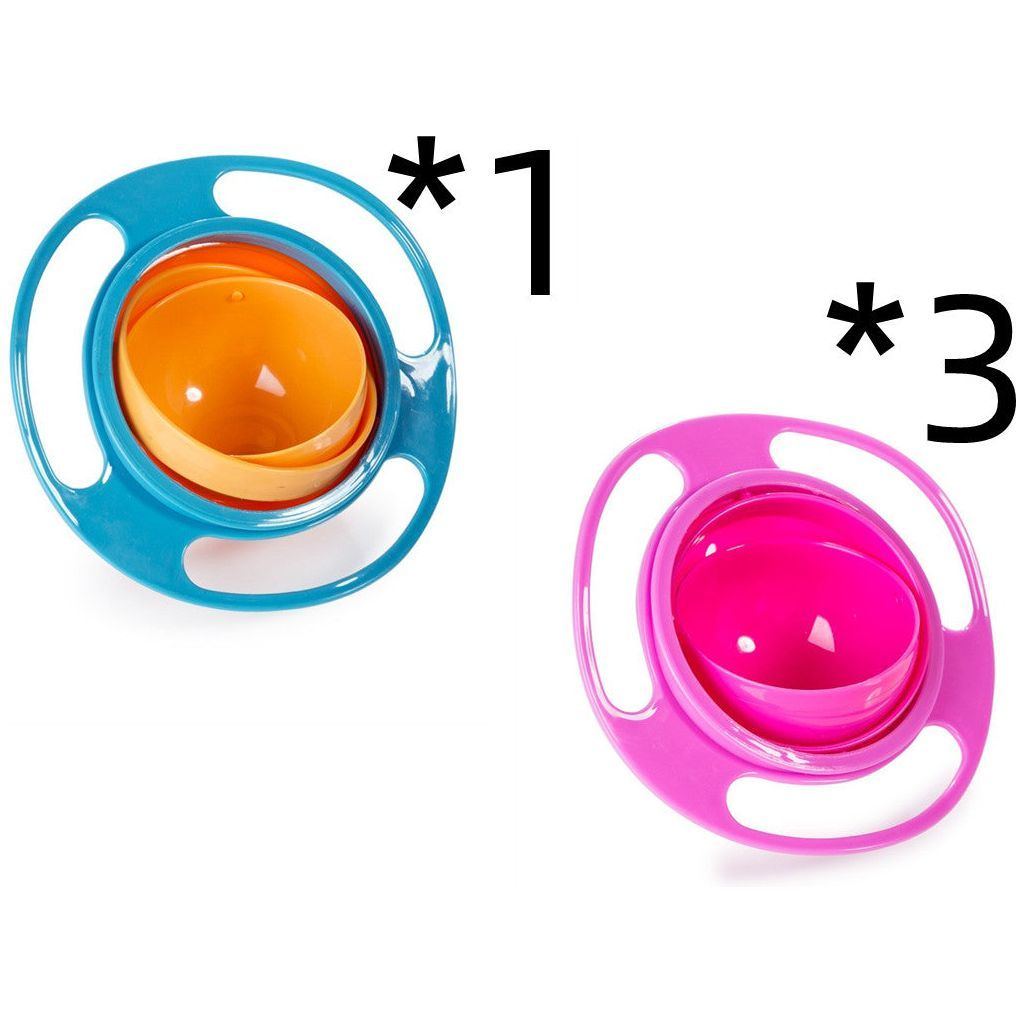 360 Rotate Universal Spill-proof Bowl Dishes