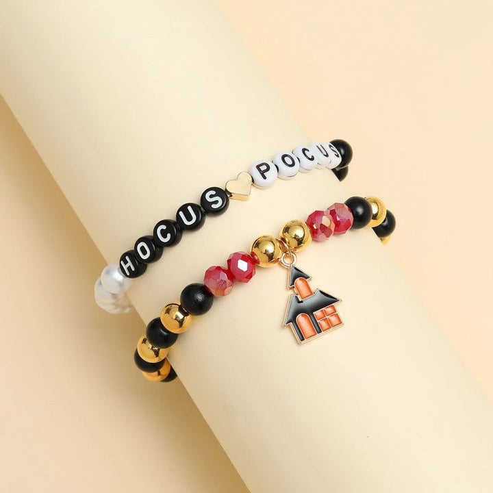 Men's And Women's Fashion Simple Halloween Festival Beaded Bracelet - Jointcorp