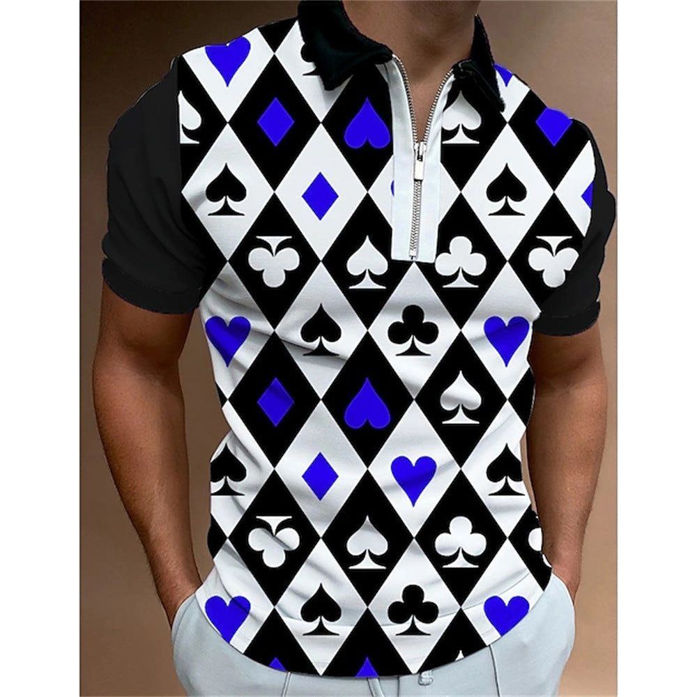Men's 3D Printed Polo Shirt - Jointcorp