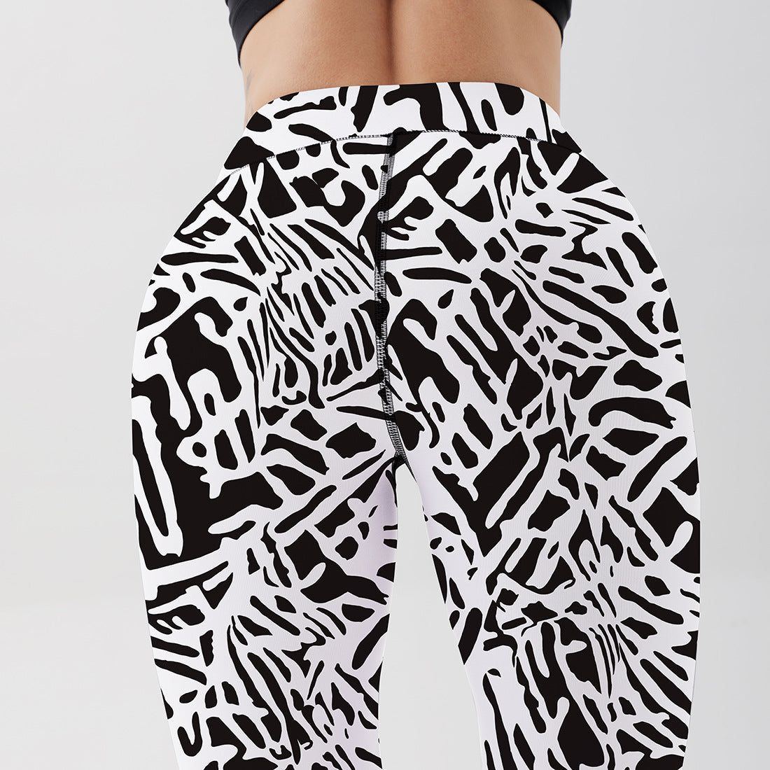 Printed Yoga Pants Breathable Sports High Waist Leggings - Jointcorp