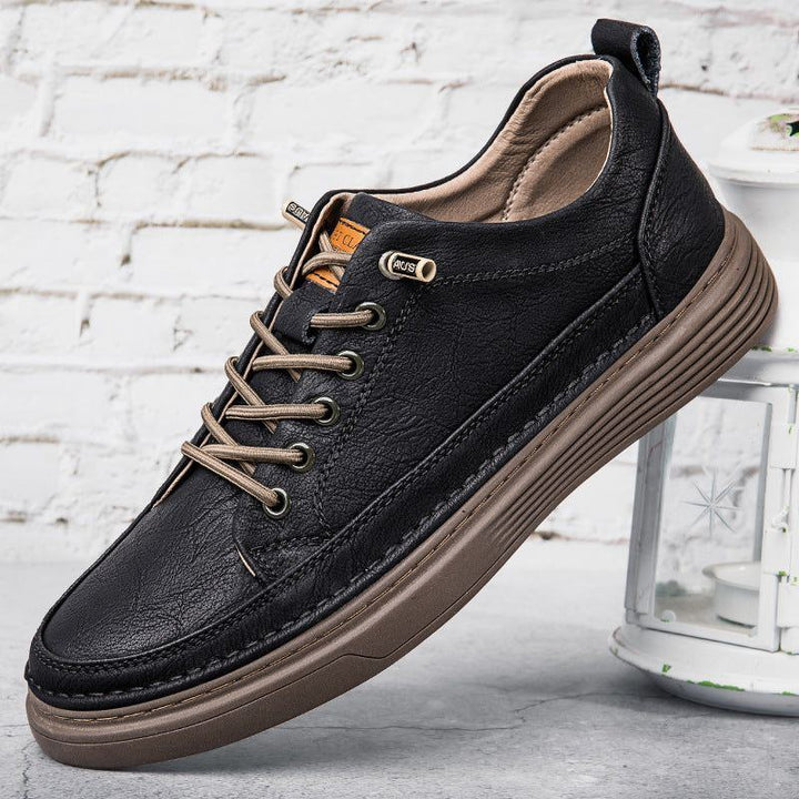 Summer New Breathable Soft Bottom Lightweight Sneakers Men's Retro Hole Casual Sneakers - Jointcorp