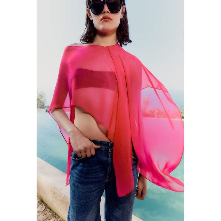 Spring Mesh Outerwear Women's Fashion Casual Top - Jointcorp