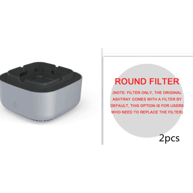 Smoke Removal Air Purification Ashtray Automatic Purifier Ashtray Portable