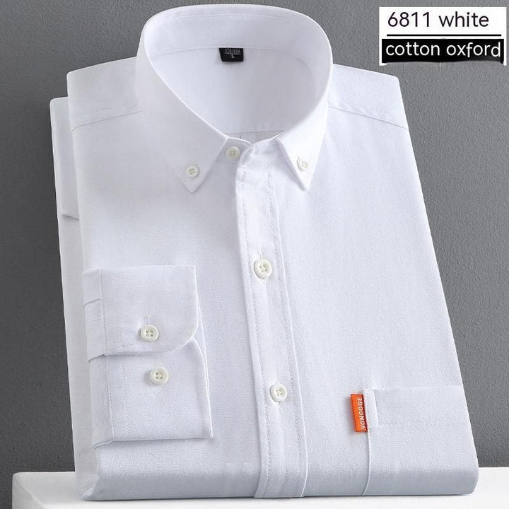 Men's Shirt Long Sleeve Pure Cotton Coat - Jointcorp