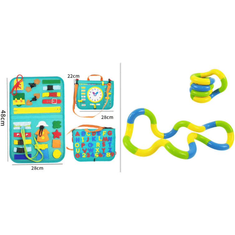 New Busy Book Children's Busy Board Dressing And Buttoning Learning Baby Early Education Preschool Sensory Learning Toy