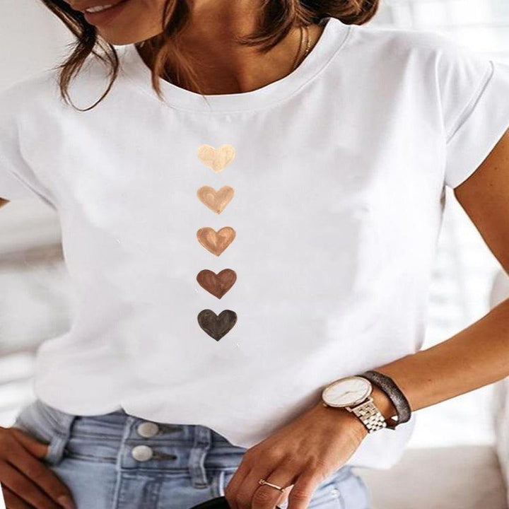Women's Fashion Printed Short-sleeved T-shirt - Jointcorp