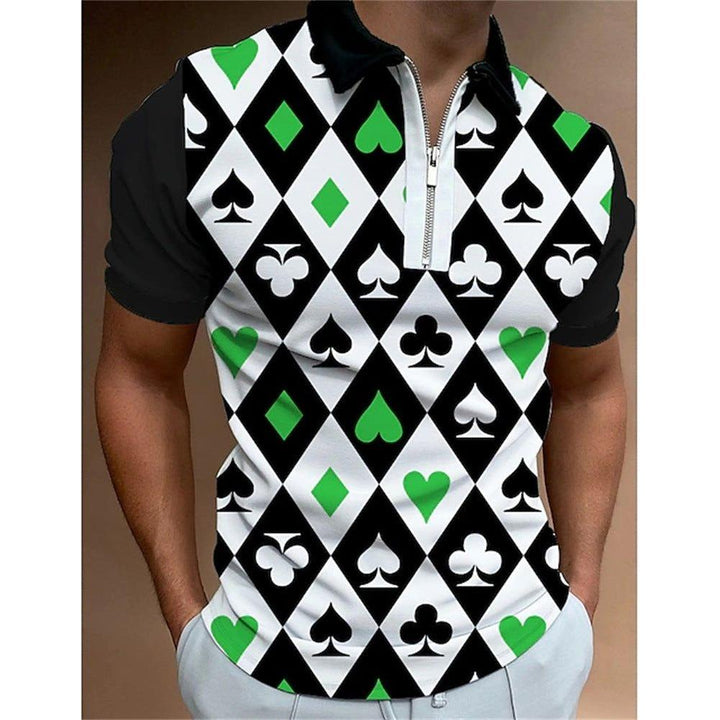 Men's 3D Printed Polo Shirt - Jointcorp