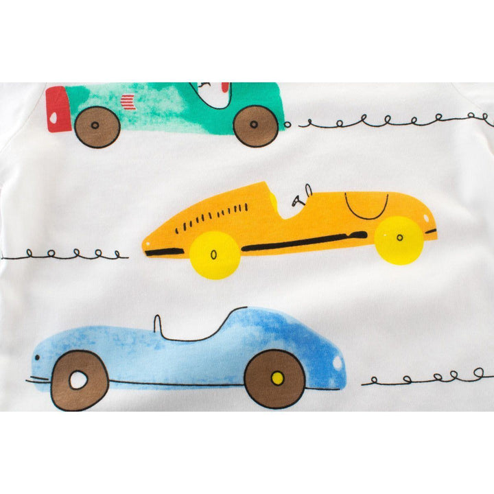 Children's cartoon car T-shirt