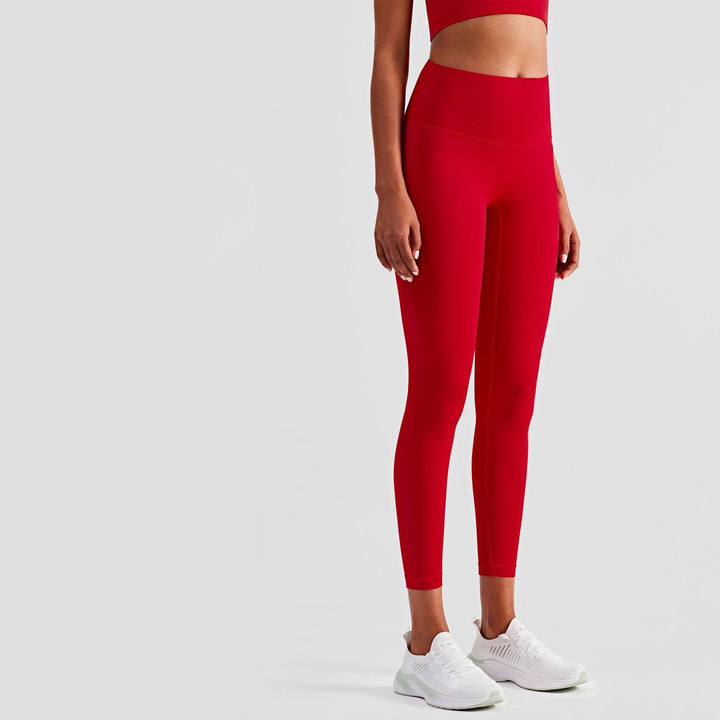Gym Leggings Large Pocket Fitness Yoga Pants One Piece Peach Hip Running Clothing - Jointcorp