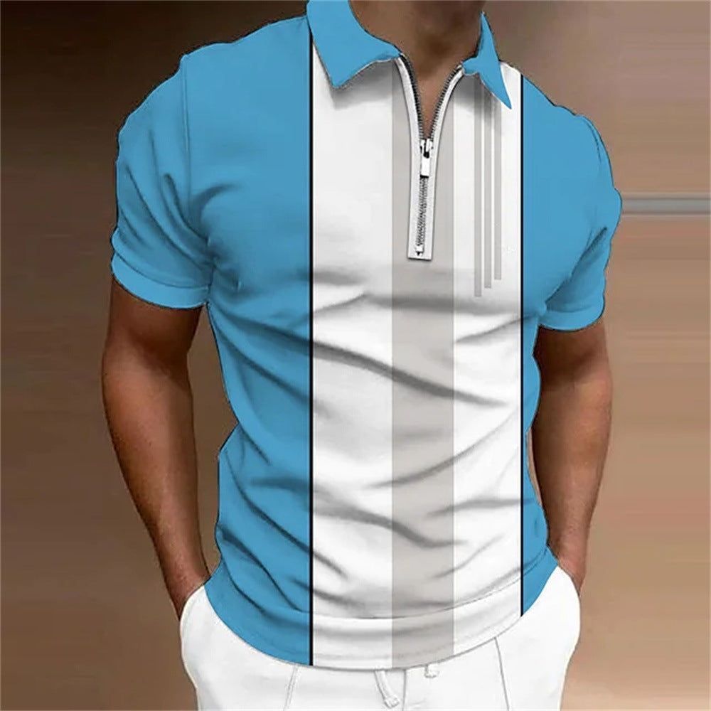 Men's 3D Printed Polo Shirt - Jointcorp