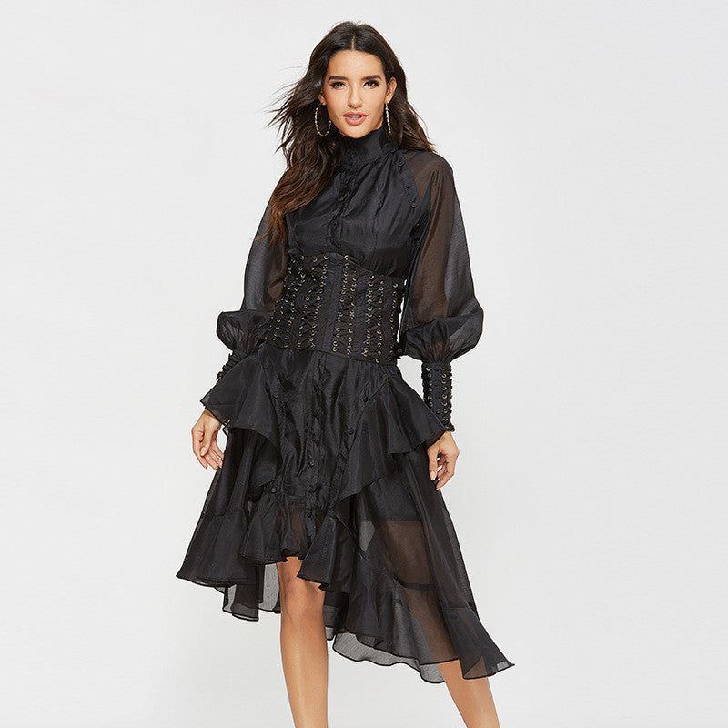 Women Flower Printed Party Dresses - Jointcorp