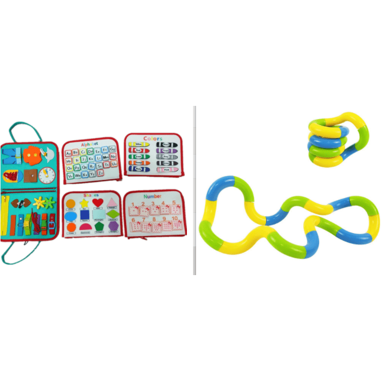 New Busy Book Children's Busy Board Dressing And Buttoning Learning Baby Early Education Preschool Sensory Learning Toy