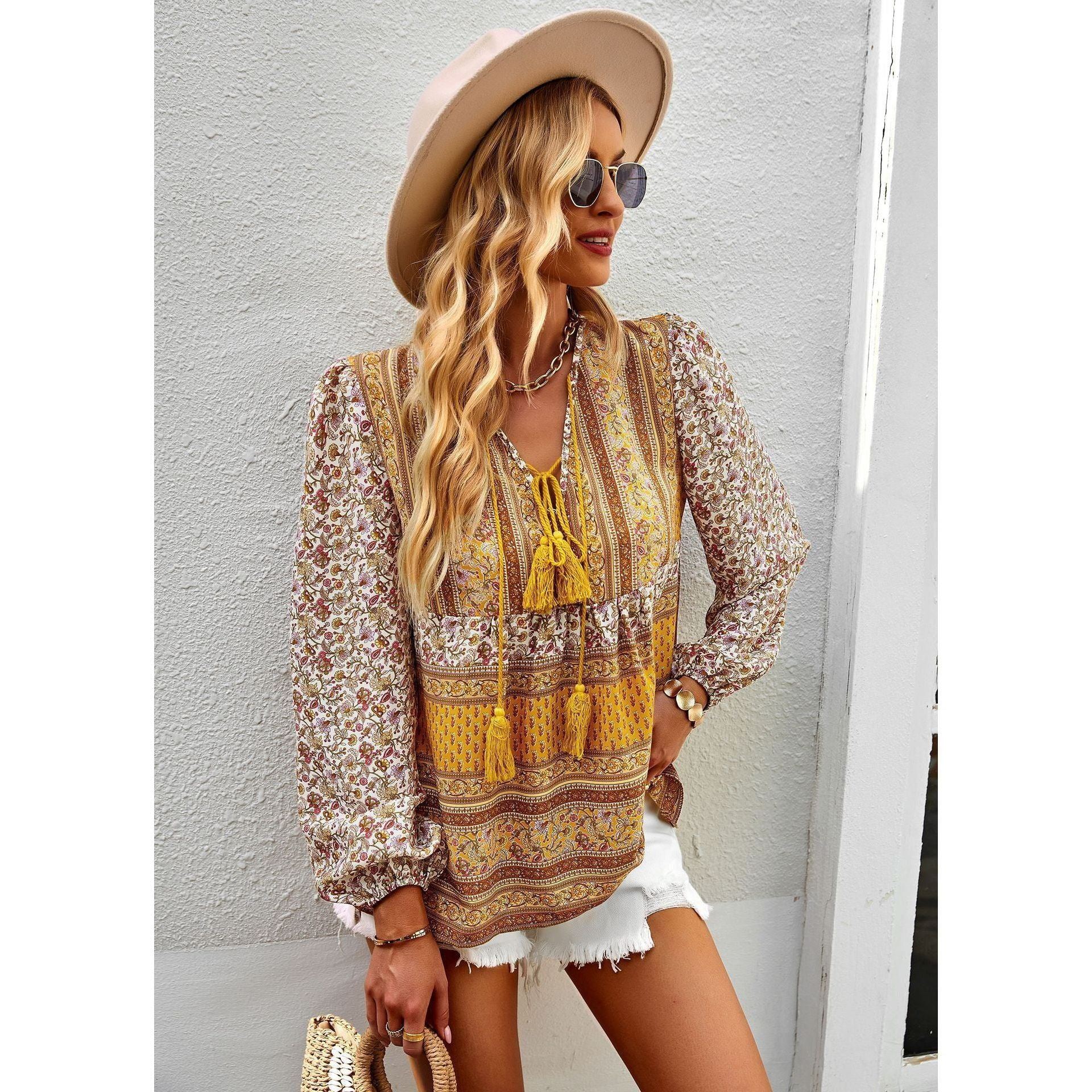 Bohemian Temperament Shirt Spring And Autumn New