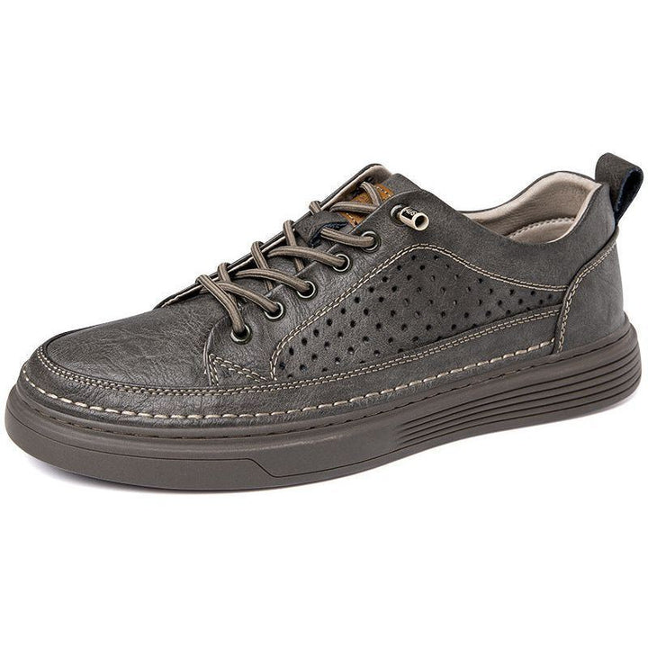 Summer New Breathable Soft Bottom Lightweight Sneakers Men's Retro Hole Casual Sneakers - Jointcorp