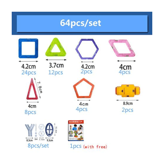 Mini Magnetic Piece Educational Toys
