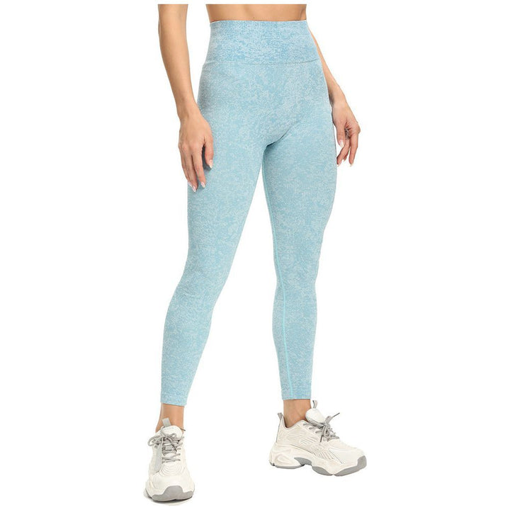 Nylon Knitted Moisture Wicking Sports Fitness Slim Leggings Women's Yoga Pants - Jointcorp