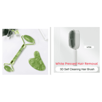 Self Cleaning Hair Brush For Women One-key Cleaning Hair Loss Airbag Massage Scalp Comb Anti-Static Hairbrush