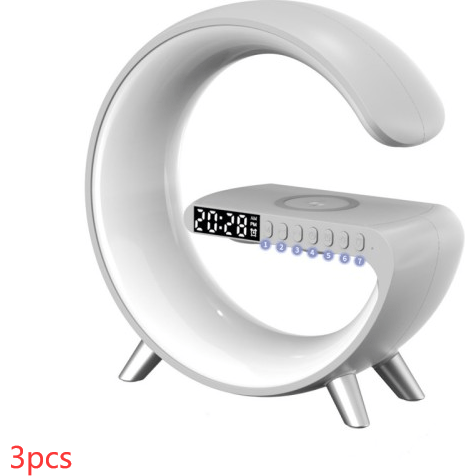 2023 New Intelligent G Shaped LED Lamp Bluetooth Speake Wireless Charger Atmosphere Lamp App Control For Bedroom Home Decor