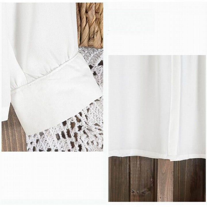 Casual Versatile Plus Size Women's White Long Sleeves - Jointcorp