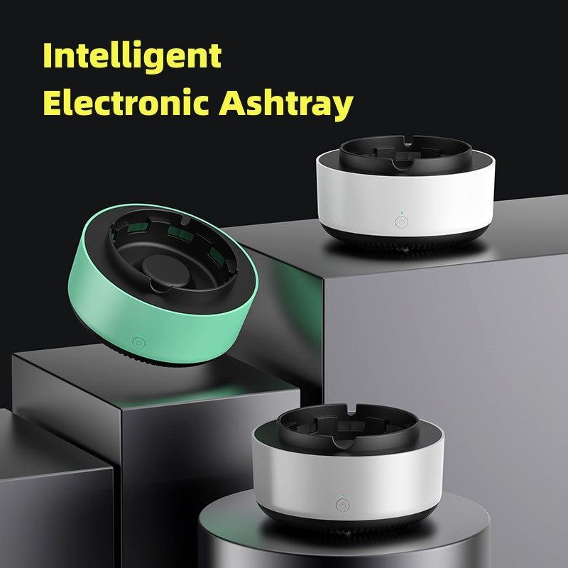 Smoke Removal Air Purification Ashtray Automatic Purifier Ashtray Portable