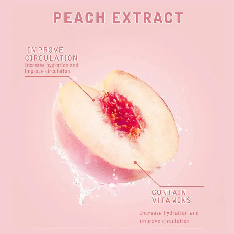 30pcs/lot Peach Niacinamide Sleep Mask Shrink Pore Brushing Facial Mask Moisturizing Disposable Mask Firming And Brighten Skin